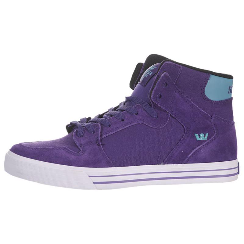 Buty Supra VAIDER - Sneakersy Wysokie Damskie - Fioletowe (ENXB-19578)